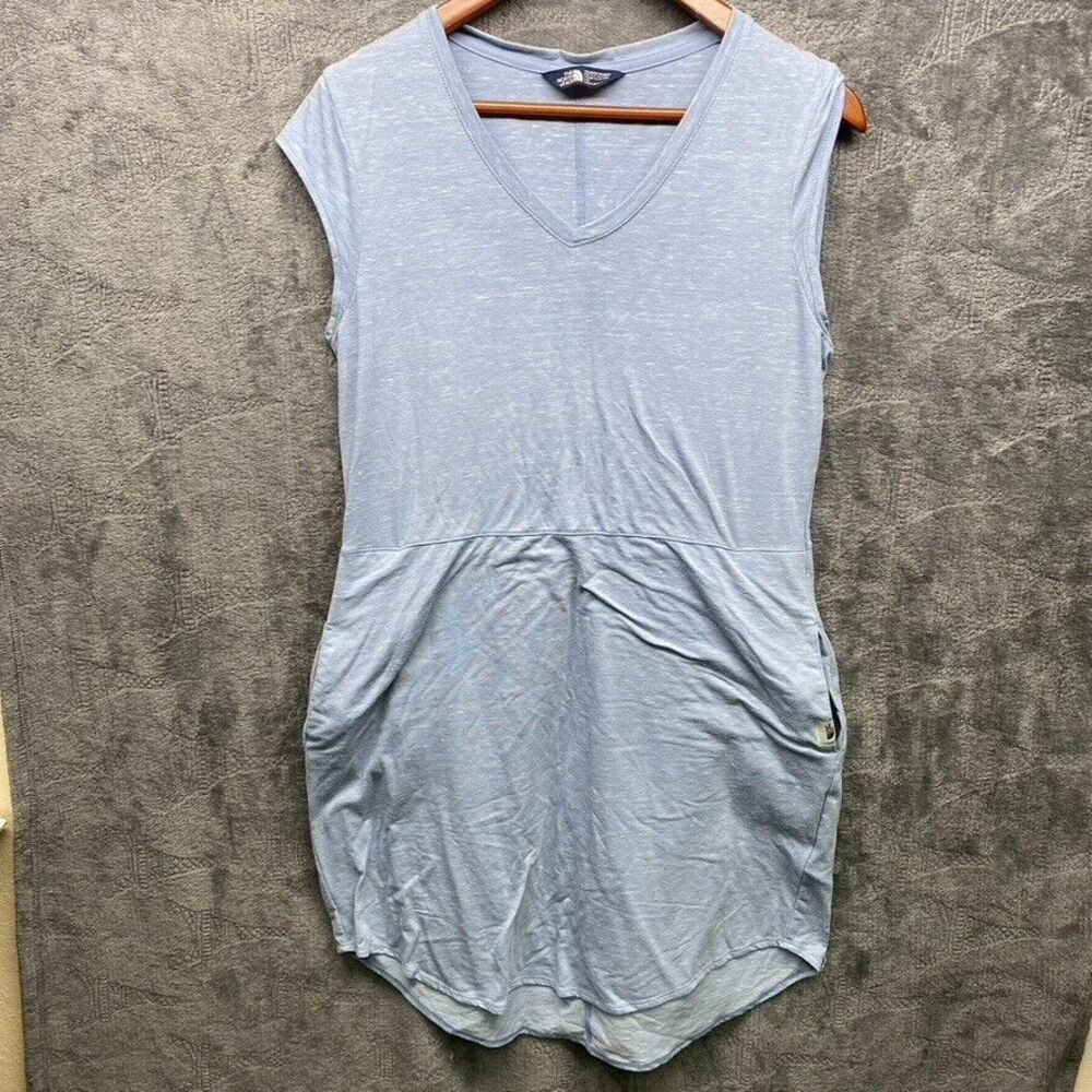 The North Face Light Blue Long Sleeve Dress